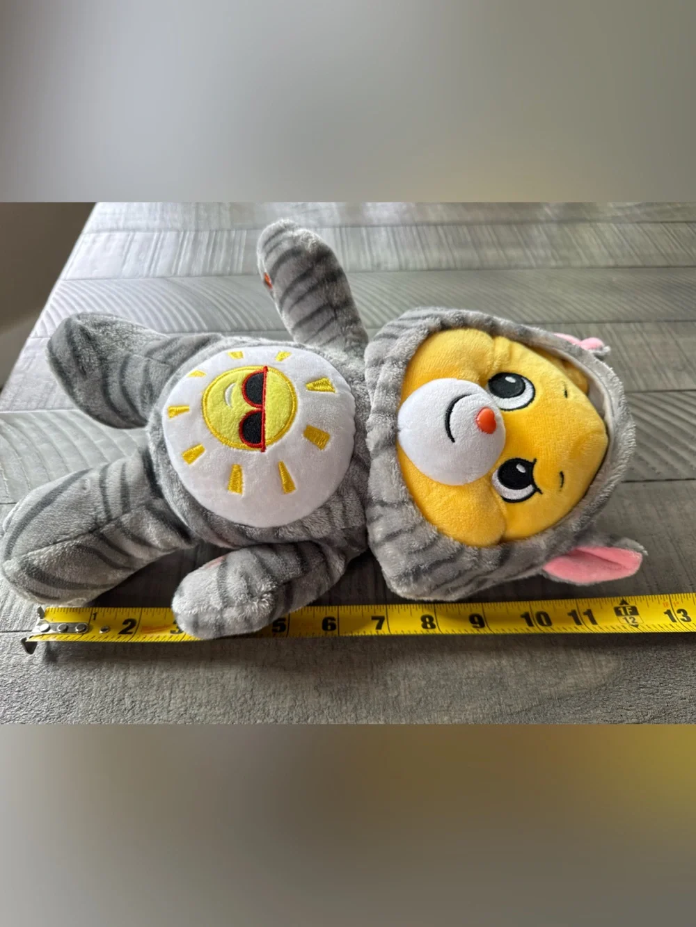 Care Bears - Funshine Bear Kitty Cat Hoodie ‘Unlock The Magic Snuggle’ Friends